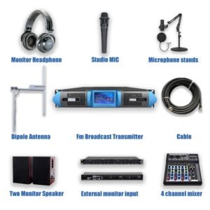 2000W Touch screen FM transmitter Complete Kit