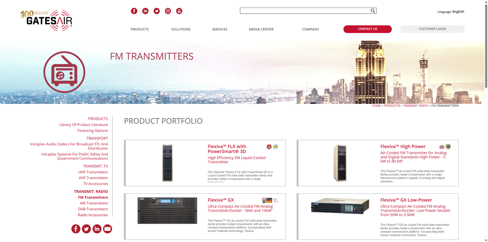 GatesAir professional FM transmitter