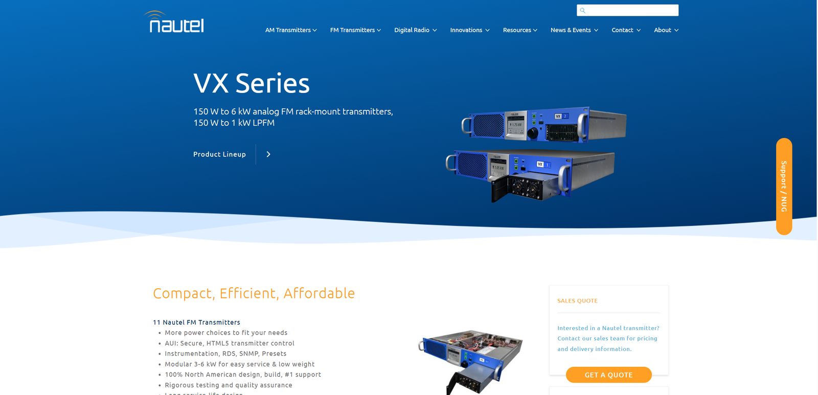 Nautel FM transmission equipment