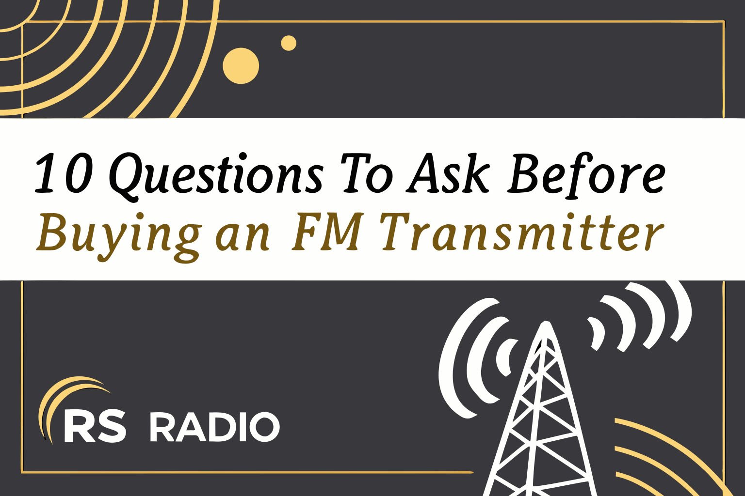 How to choose the right FM transmitter