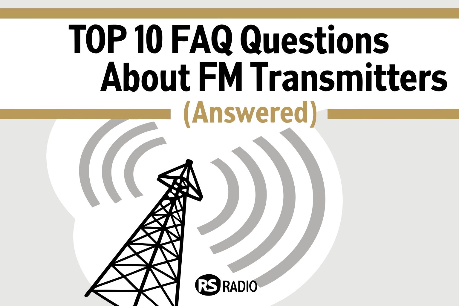 Common FM transmitter questions