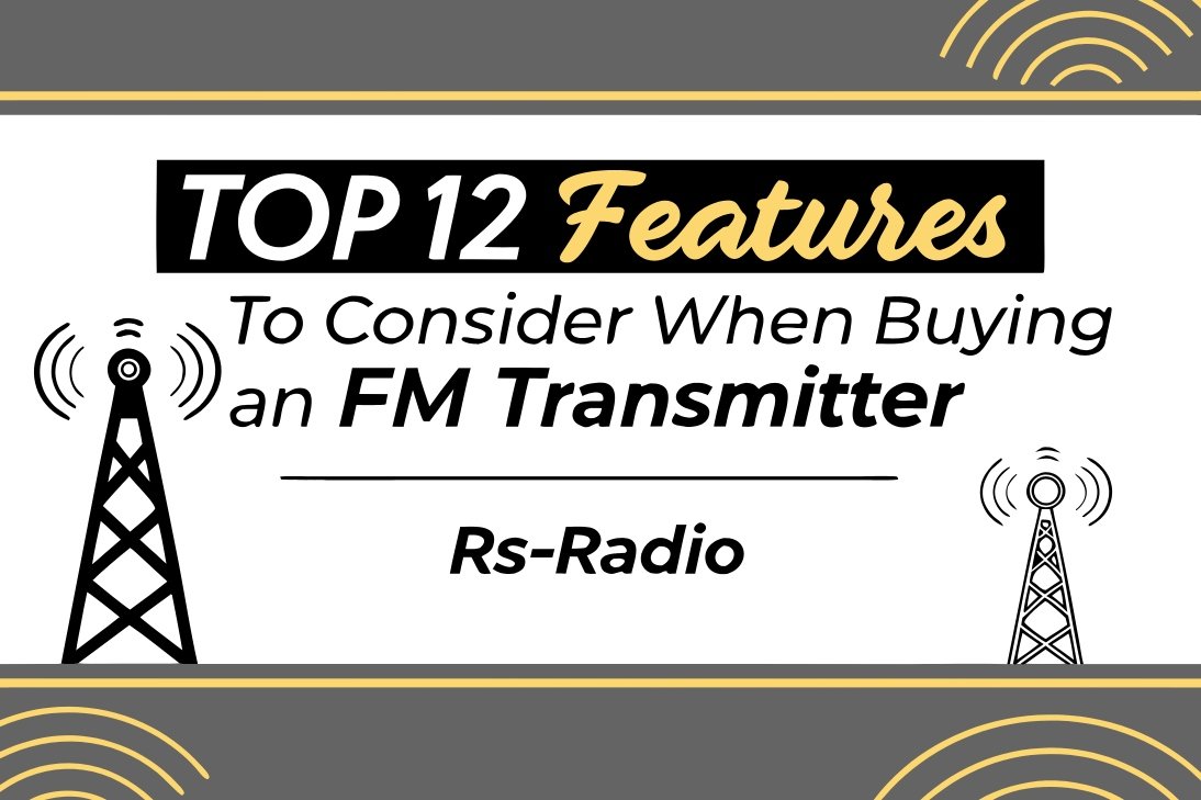 Key features when buying FM transmitter