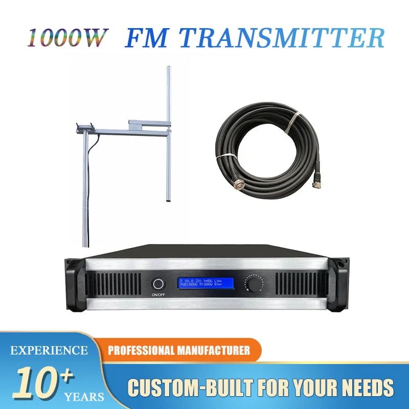 RS 1000W professional FM transmitter Canadian regional