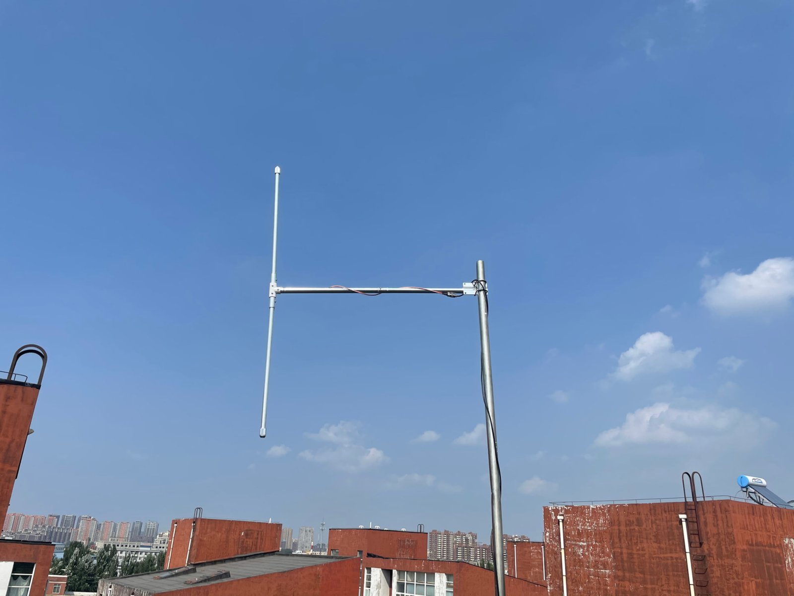 100W FM transmitter antenna system setup