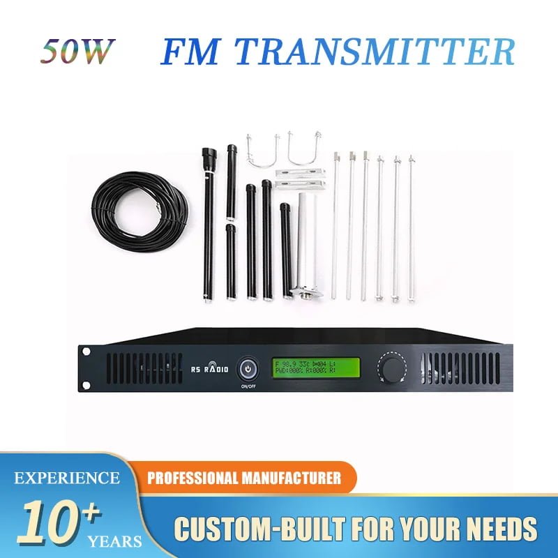 RS 50W Chinese portable FM transmitter for events