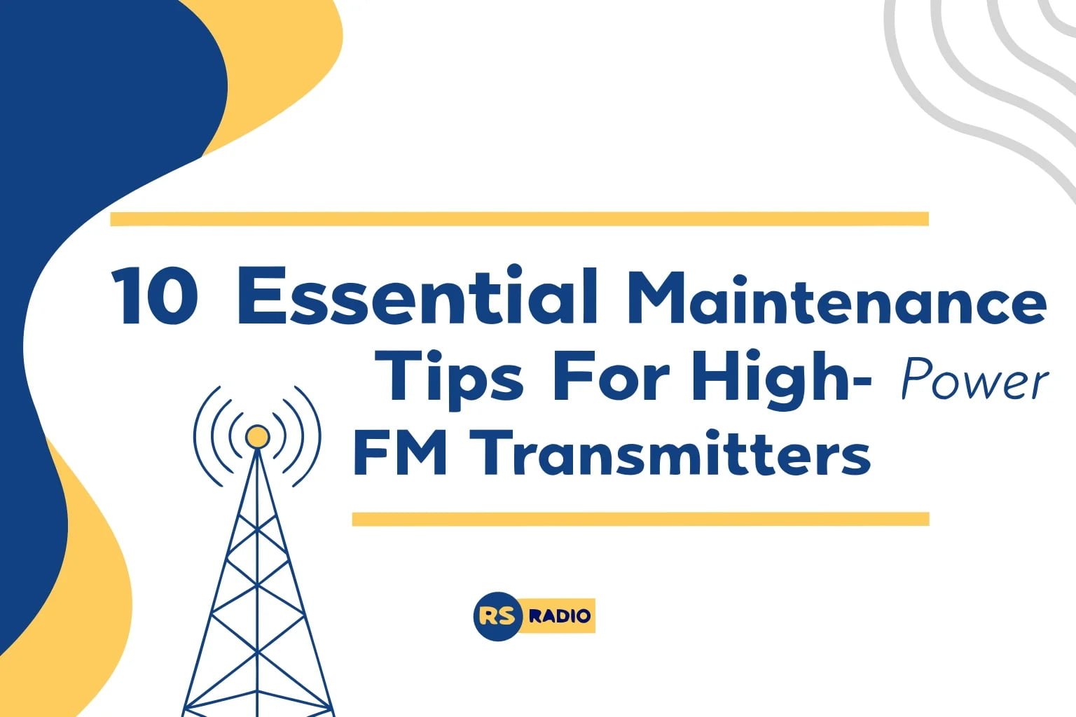 Professional FM transmitter maintenance procedures