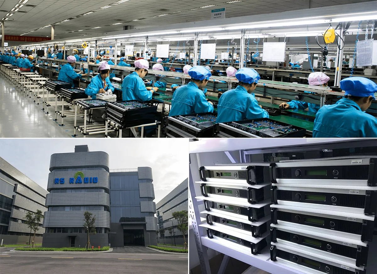 Risheng Electronics manufacturing facility and production team