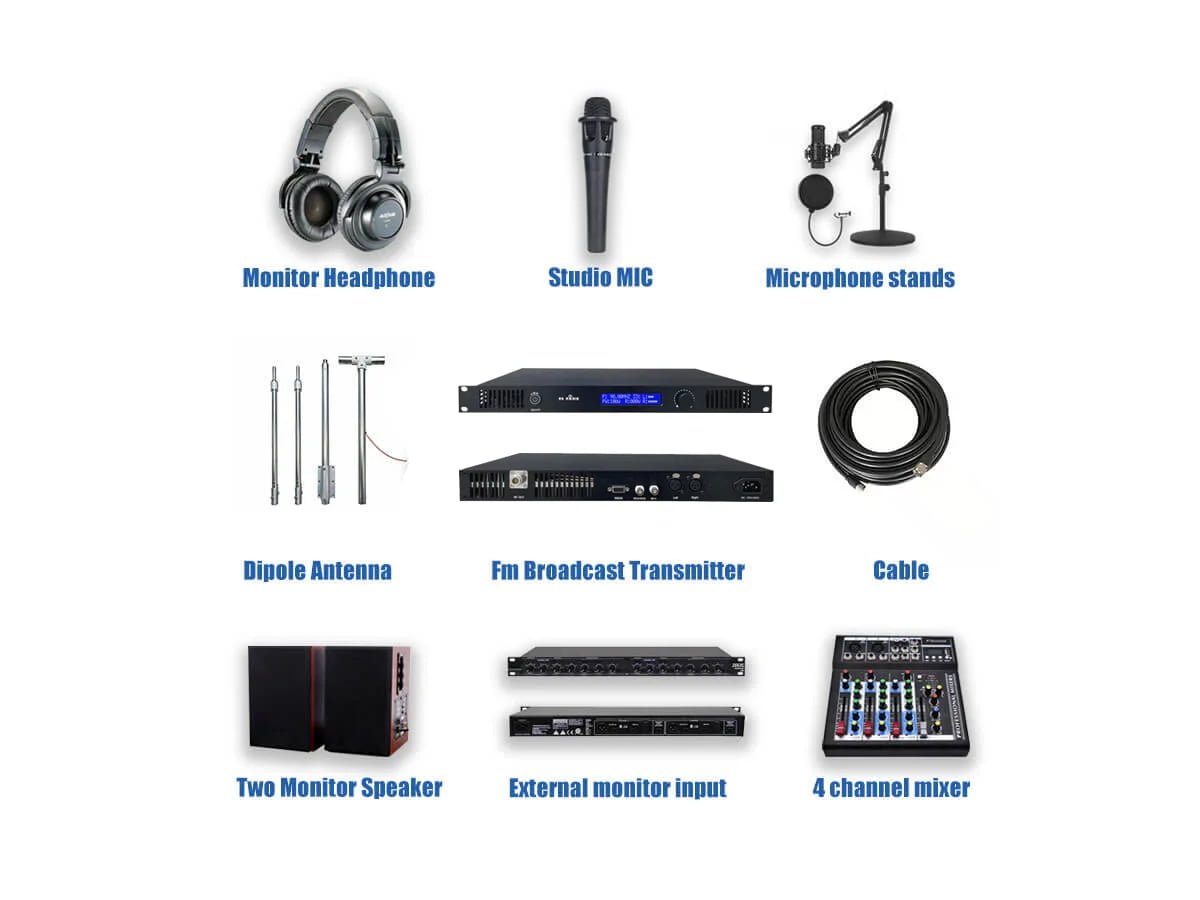 Low power FM broadcast equipment
