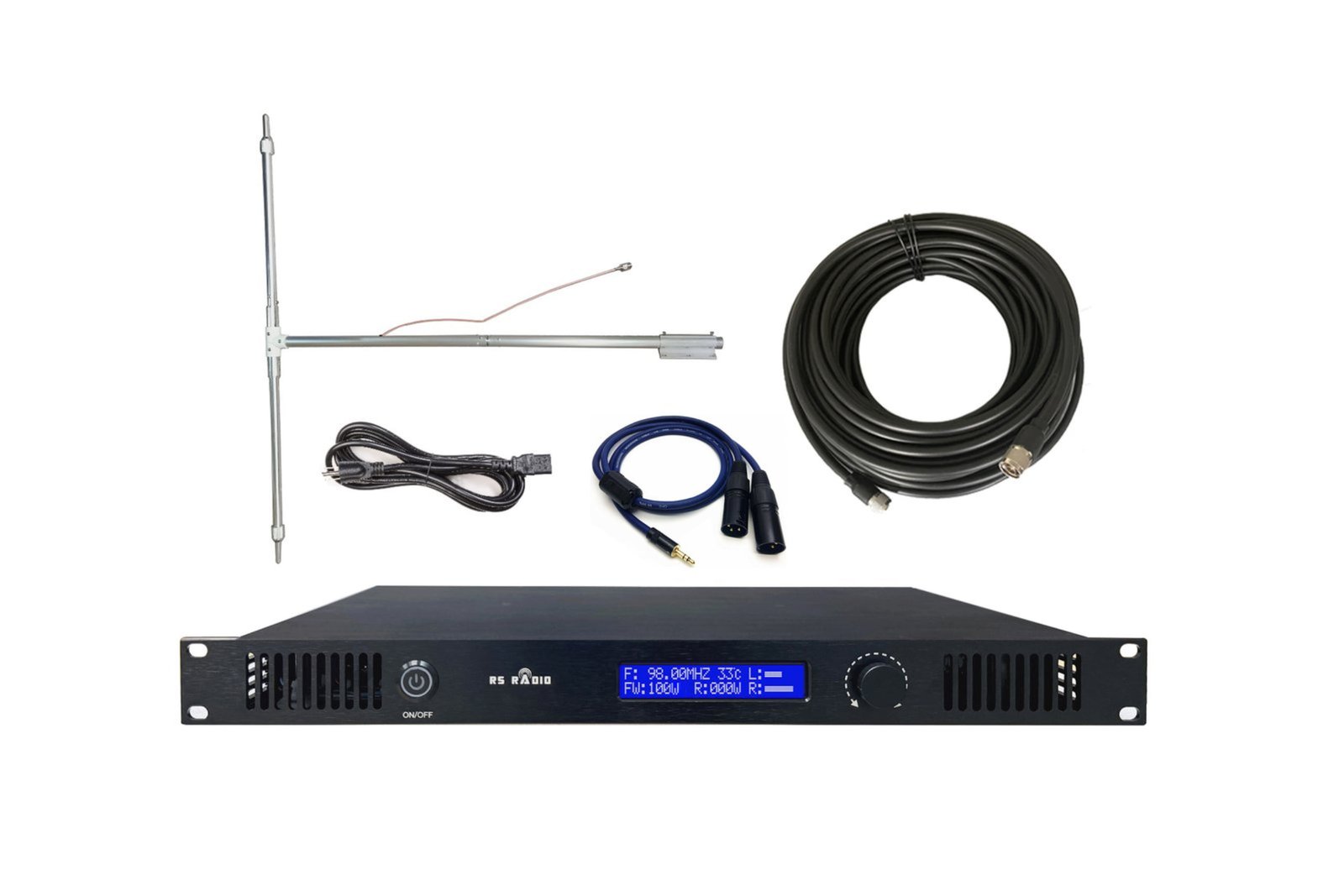 100W 1U FM Transmitter