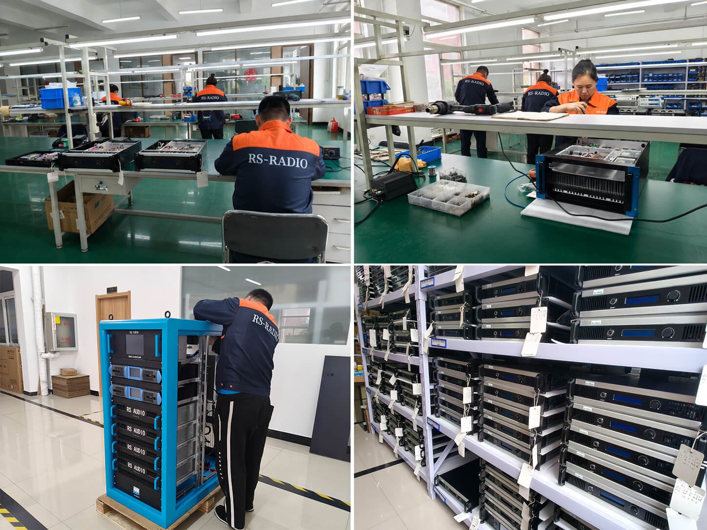 Risheng Electronics manufacturing facility and production team